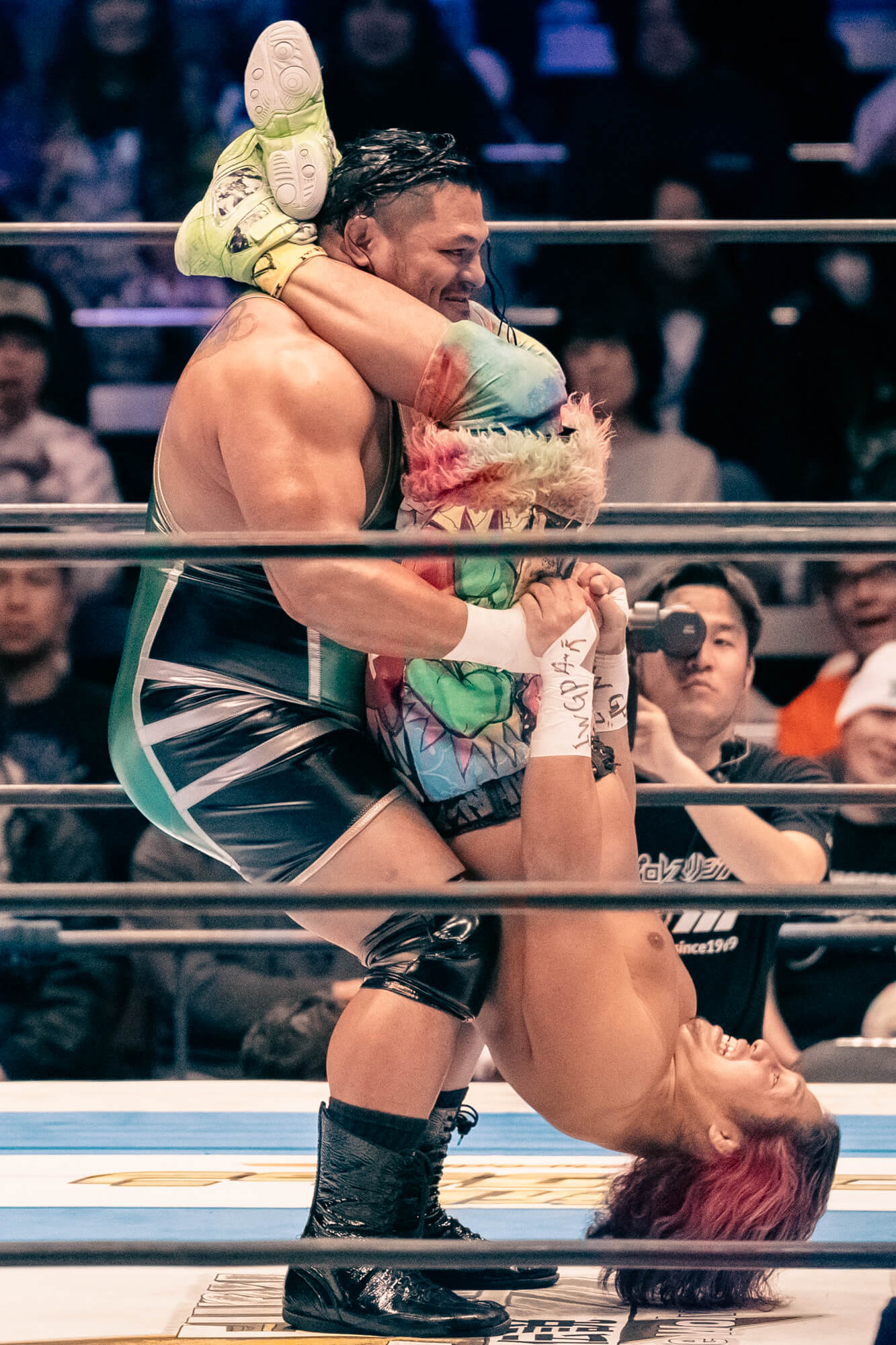 【新日本】25.4.5 両国国技館 SAKURA GENESIS IWGPタッグ選手権 ヒロム&内藤 vs カラム&コブ ジェフ・コブ,高橋ヒロム,SAKURA GENESIS,両国国技館