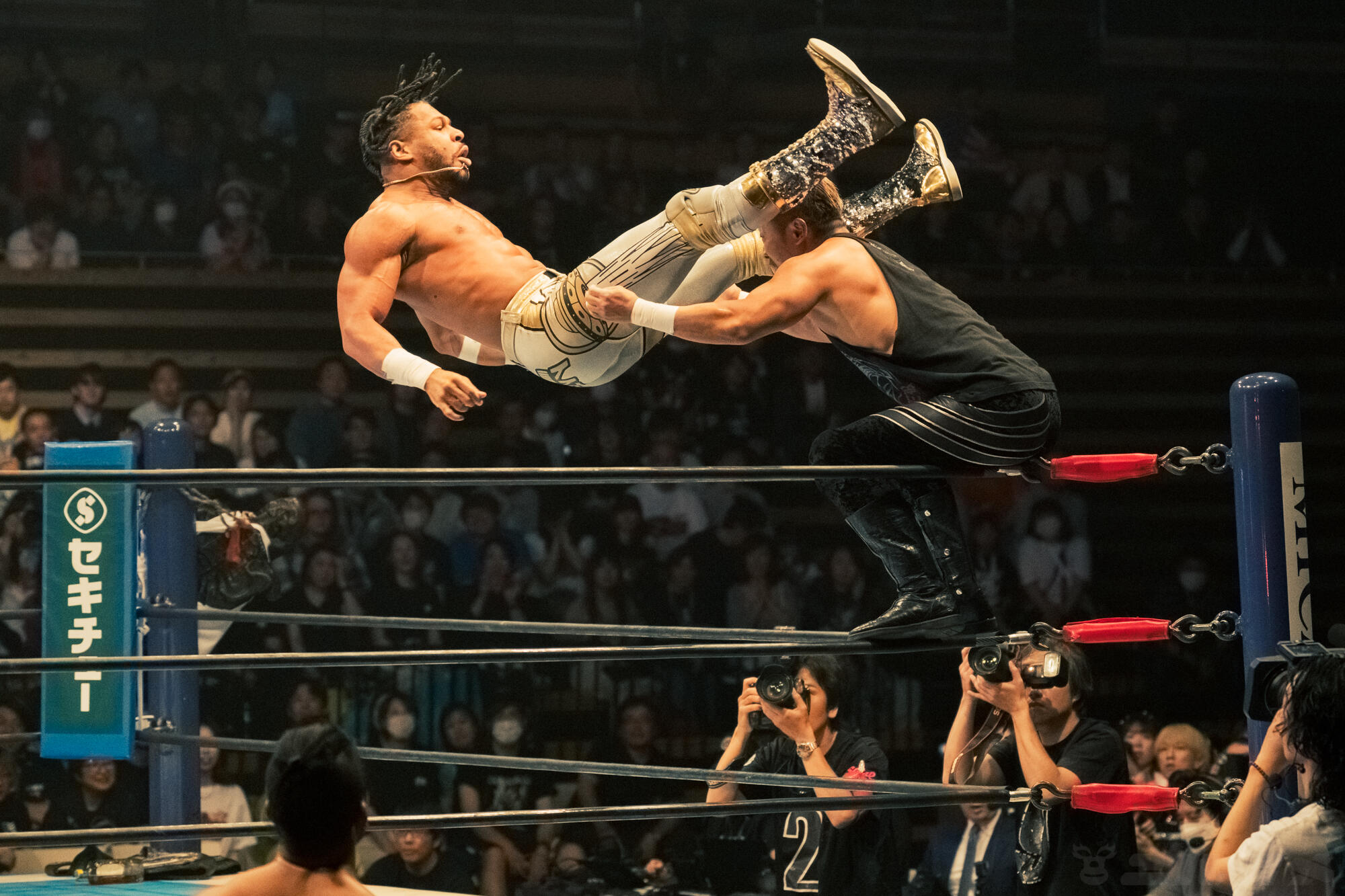 【新日本】25.6.1 大田区総合体育館 本隊 vs H.o.T ケビン・ナイト,大田区総合体育館