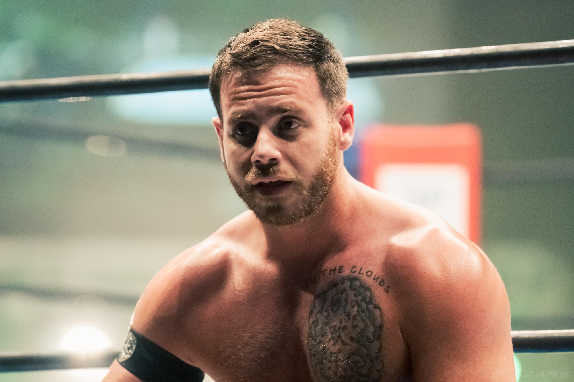 【新日本】25.7.25 大田区総合体育館 嘉藤匠馬&YOSHI-HASHI vs ジェイコブ・オースティング・ヤング&グレート-O-カーン ジェイコブ・オースティン・ヤング,大田区総合体育館